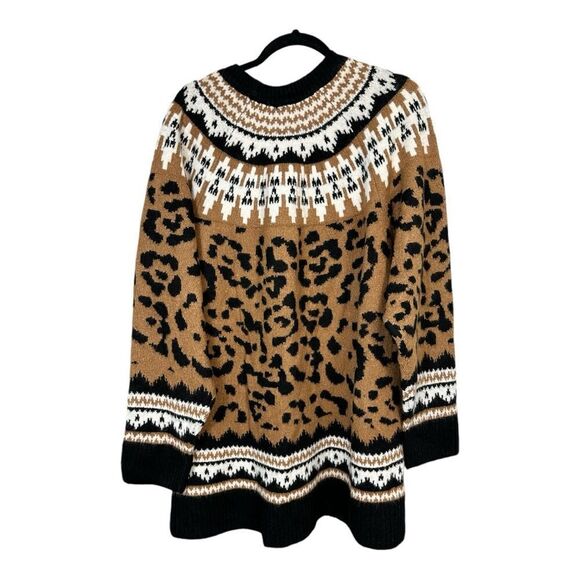 Torrid Vegan Cashmere Pullover Sweater Leopard Plus Size 3 - Picture 6 of 6